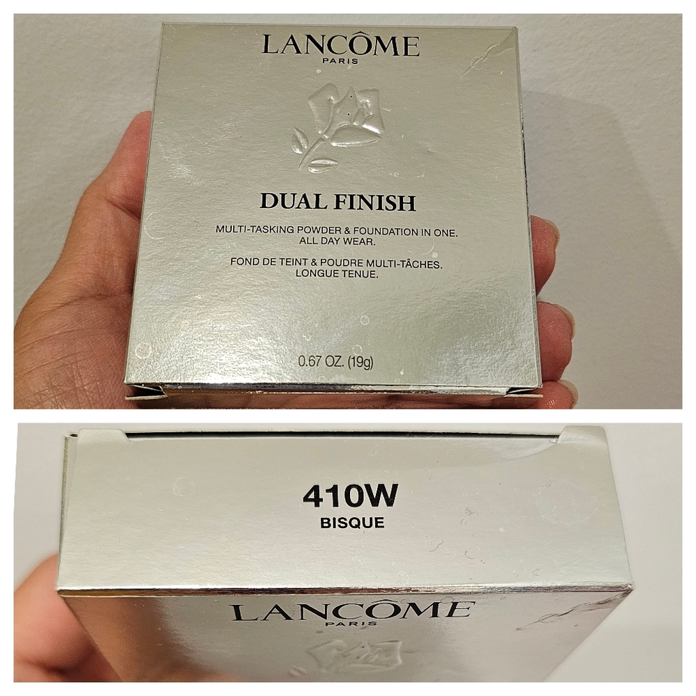 Lancome Dual Finish POWDER FOUNDATION 410 Bisque Warm
